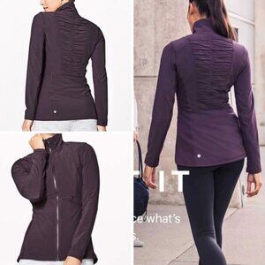 NWOT Lululemon Round Trip Jacket 8 Pelt Dark Mauve Purple